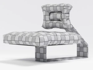 brown leather chair 3D Model