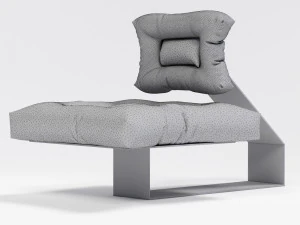 brown leather chair 3D Model