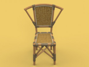 chair rattan 3D Model