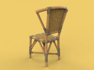 chair rattan 3D Model