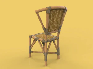 chair rattan 3D Model