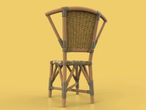 chair rattan 3D Model