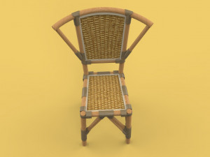 chair rattan 3D Model