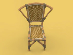 chair rattan 3D Model
