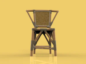 chair rattan 3D Model