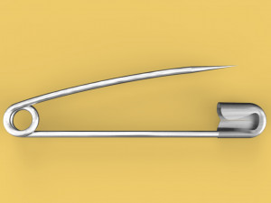 safety pin 3D Model
