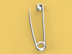 safety pin 3D मॉडल