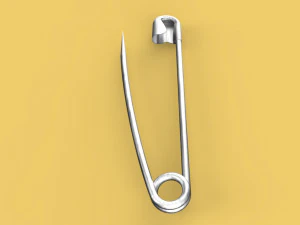 safety pin 3D Model