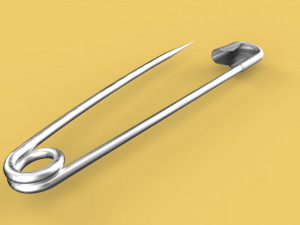 safety pin 3D मॉडल