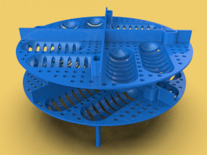 Printable reptile egg tray incubator 3D Print Model