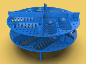 Printable reptile egg tray incubator 3D Print Model
