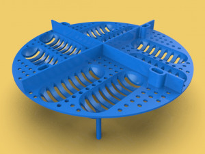 Printable reptile egg tray incubator 3D Print Model