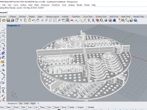 Printable reptile egg tray incubator 3D Print Model