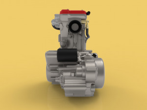 husqvarna sm 630 te 630 engine motorcycles fsae Modello 3D