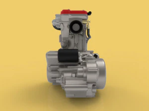 Husqvarna sm 630 te 630 engine motorcycles fsae 3D Model