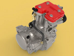 Husqvarna sm 630 te 630 engine motorcycles fsae 3D Model