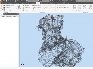 husqvarna sm 630 te 630 engine motorcycles fsae Modello 3D