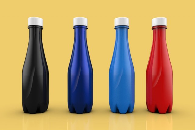 bottle 350 ml including technical drawings 3D Model .c4d .max .obj .3ds .fbx .stl .blend 