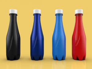 bottle 350 ml including technical drawings 3D 모델