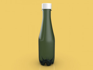 bottle 350 ml including technical drawings 3D Model