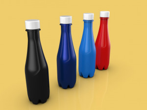 bottle 350 ml including technical drawings 3D Model
