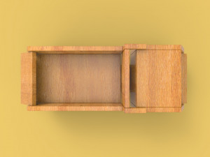 wooden truck 3D Model