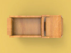 wooden truck 3D Model