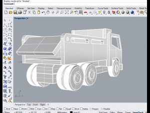 wooden truck 3D Model