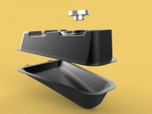 fuel tank motorcycle honda nf 100 3D Model