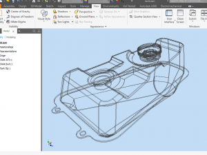 fuel tank motorcycle honda nf 100 3D Model