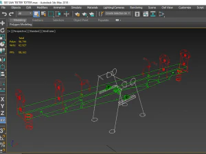seesaw teeter totter including technical drawings 3D Model