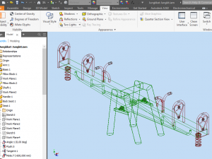 seesaw teeter totter including technical drawings 3D मॉडल