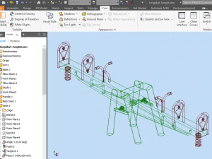 seesaw teeter totter including technical drawings 3D Model