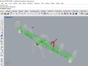 seesaw teeter totter including technical drawings 3D Model