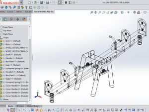 seesaw teeter totter including technical drawings 3D मॉडल