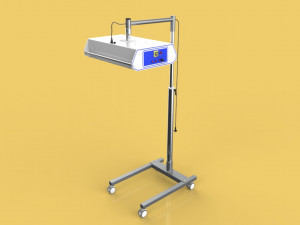medical infrared physiotherapy lamp 3D 模型