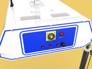 medical infrared physiotherapy lamp 3D 模型