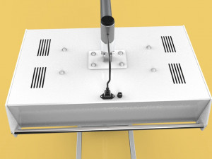 medical infrared physiotherapy lamp 3D 模型