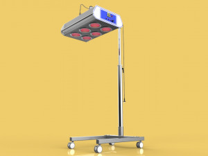 medical infrared physiotherapy lamp 3D Model