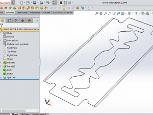 3d shave razor blade model 3D मॉडल