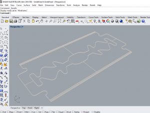 3d shave razor blade model 3D मॉडल