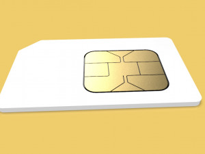 sim card 3D Model