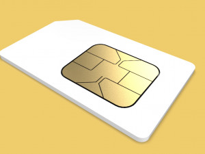 sim card 3D Model