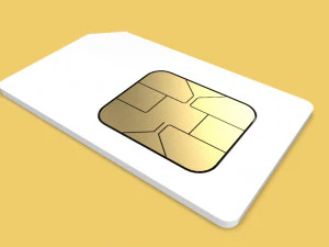 sim card 3D Model