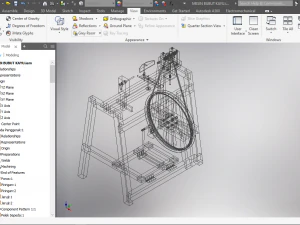 treadle lathe machine wood turning 3D Model