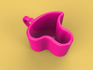 love couple mug gift-printable Modelo de impresión 3D
