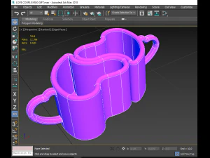 love couple mug gift-printable 3D Print Model