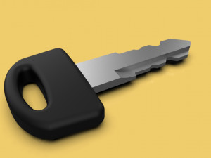 3d motorcycle key 3D Model
