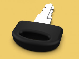 3d motorcycle key 3D Model