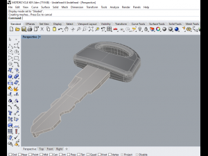 3d motorcycle key 3D Model